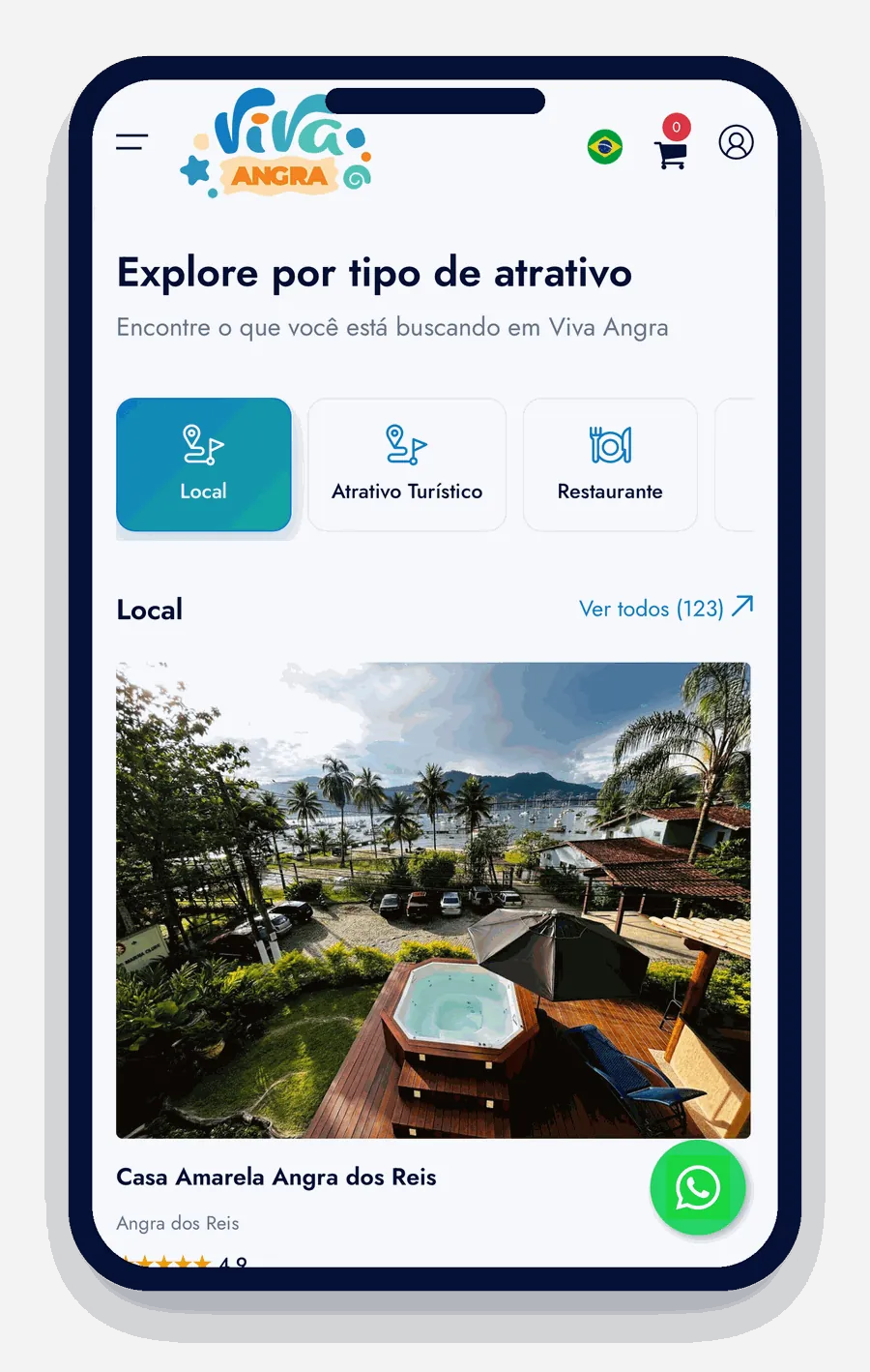 Mais de 120 locais de Angra já catalogados